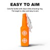 Bottle Shooting Target, Portable Airsoft Practice Accessories with Hanging Rope