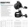Okuma MA-30DLXT New Magda Linecounter Reel, Left Hand,Black