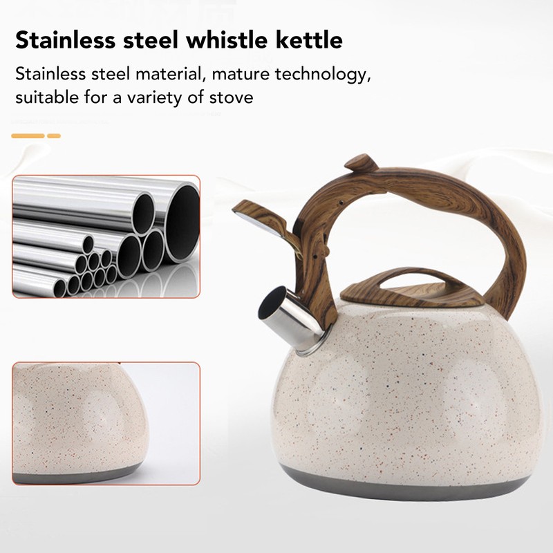 Whistling Tea Kettle 3L Large Capacity Home Stainless Steel Whistle