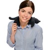 Leschi Wheat Bag microwavable, unscented/Heat Pack for Neck and Shoulders/Animal:
