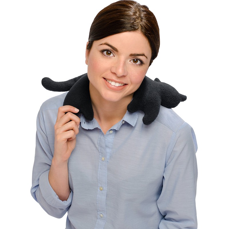Leschi Wheat Bag microwavable, unscented/Heat Pack for Neck and Shoulders/Animal: