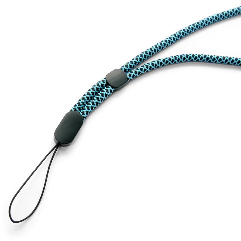 trage.band® Short Adjustable Wrist Strap Pack of 4 Black/Blue
