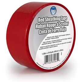 IPG Sheathing Tape, 1.88" x 54.6 yd, Red (Single Roll)