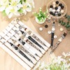 Geyee 12 Set Plastic Beadable Pens Assorted Bead Pens Crystal