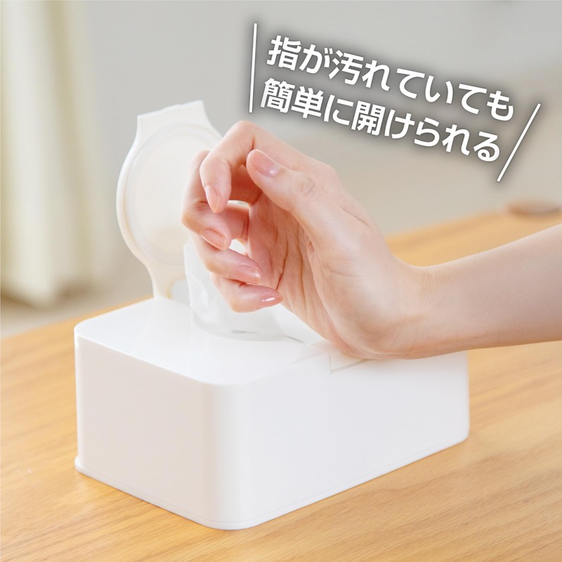 Fresh Rock Wipes Case, Set of 2, White