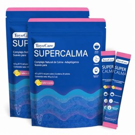 Supercalm Suplemento en Polvo Sabor Limón, 20 Sobres, 90 g