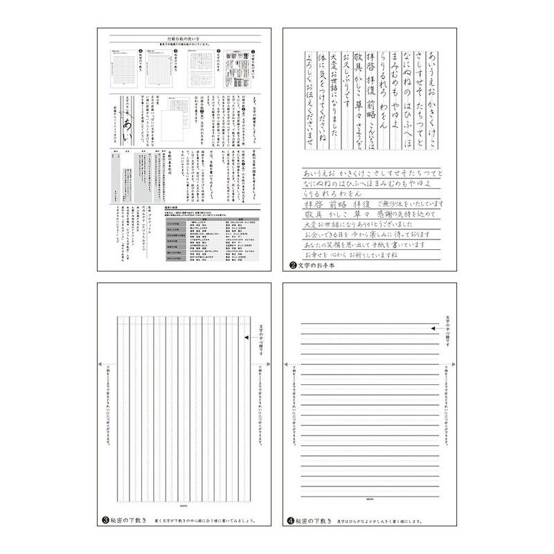 ミドリ 便箋 きれいな手紙が万年筆で書ける便箋 無罫A 20519006