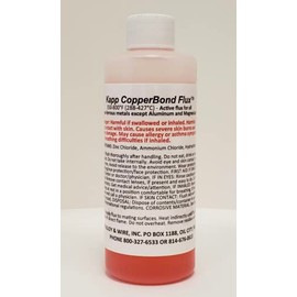 Kapp CopperBond Flux for High Temperature Soldering of Copper, Brass, & Stainless Steel (6 wt. oz))