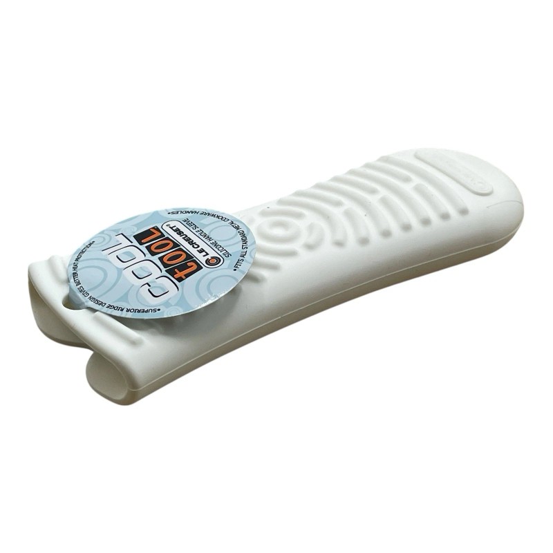 Le Creuset Cool Tool Silicone Sleeve Handle White New