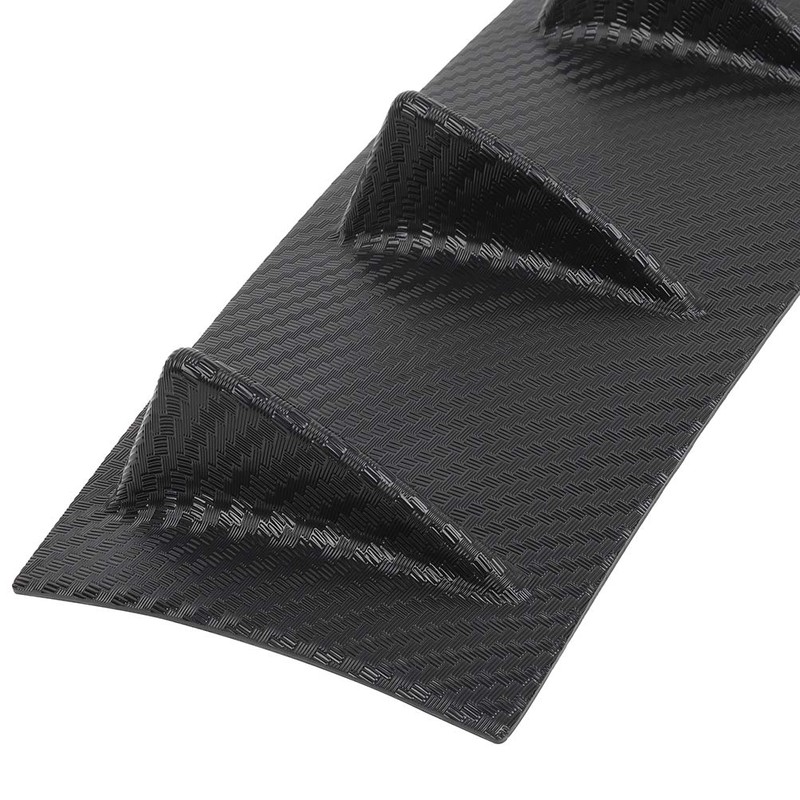 AINTIER Shark Fin Rear Lower Bumper Lip Diffuser Spoiler 7