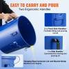 8 Gallon Carbon Steel Fryer Grease Bucket Rust Proof Coating