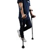 KMINA Forearm Crutches for Adults (x2 Units), Open Cuff, Extra