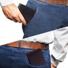 Wedmay Genuine Leather Wallet with RFID for Men's Coin Compartment