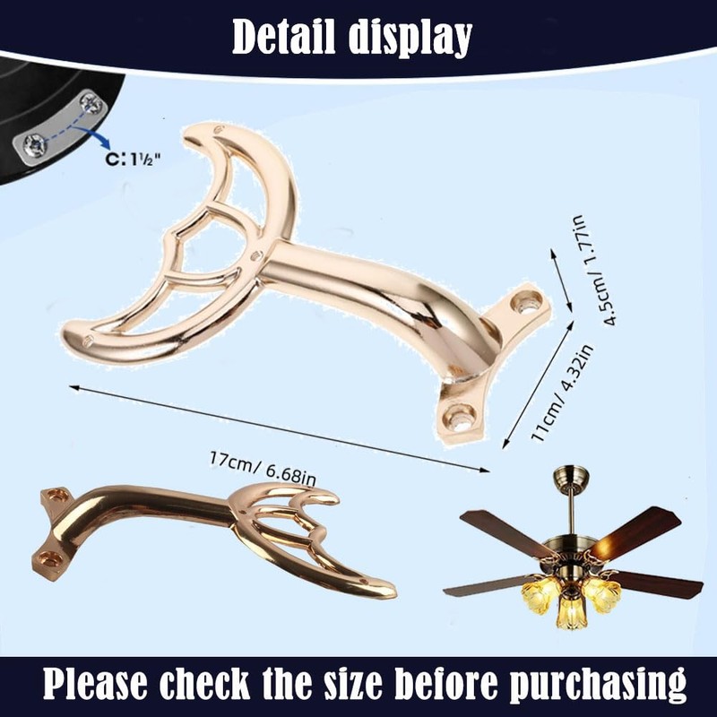 4 42' Replacement Ceiling Fan Blades Arms And 20 screws.