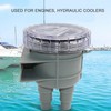 Fockety Seawater Screen Filter, ABS Plastic Transparent Housing Connections in