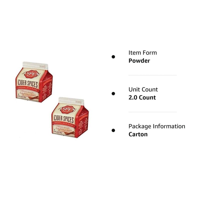 ASPEN MULLING Pack of 2 Seasoning 5.65 Ounce Makes Gallon