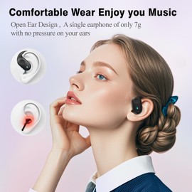 FORALES True Open Ear Sports Headphones, OWS Bluetooth 5.3 Earbuds