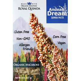 Andean Dream Gluten Free Organic Quinoa Pasta, 8 oz