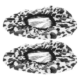 IWOWHERO Portable Hair Heating Cap 2 Pcs Waterproof Washable Spa Cap Aluminum Foil Hair Mask for Women