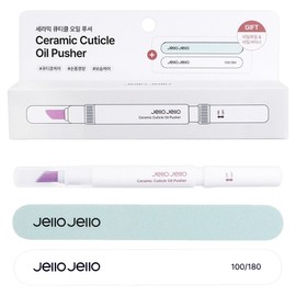 Jello Jello Ceramic Cuticle Oil Pusher Set 3ml, 1 set, mixed colors / 젤로젤로 세라믹 큐티클 오일 푸셔 세트 3ml, 1세트, 혼합색상