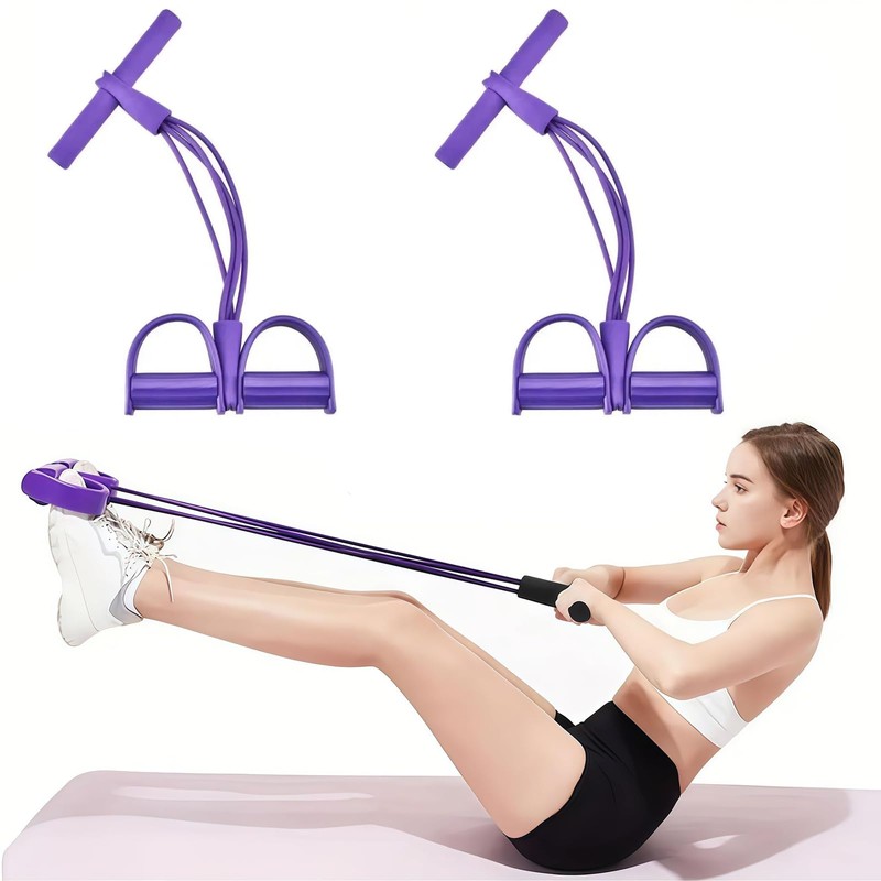 Bandas de resistencia para fitness, extractor de tobillo de 4