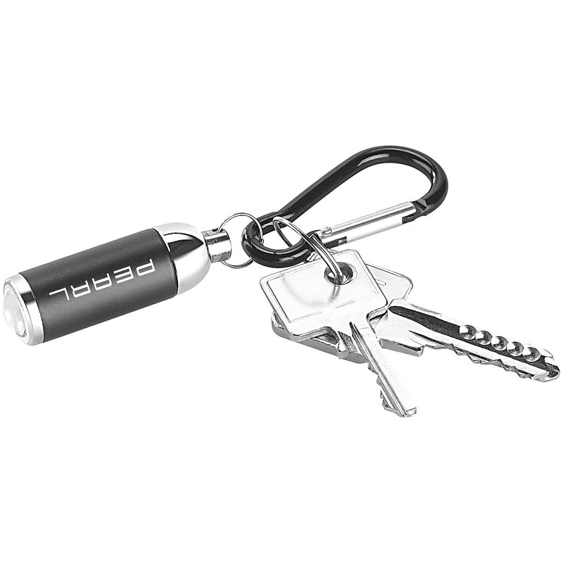 PEARL Set of 2 Mini Focusable Flashlights with Keychain