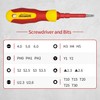 Insulated Screwdriver, HOUSERAN 26 Pcs Screwdriver Set, Magnetic Tip Electrician