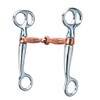 Weaver Leather Tom Thumb Snaffle Bit, 5 , black