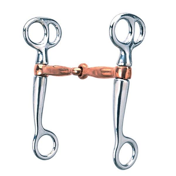 Weaver Leather Tom Thumb Snaffle Bit, 5 , black