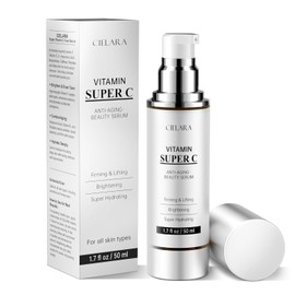 Vitamin C Serum for Face 20% Super Dark Spots Tightening, Firming, Lifting and Brightening with Hyaluronic Acid E Peptide Collagen Wrinkle Serum - 1.7 Fl Oz 1.7 Fl Oz / 얼굴용 비타민 C 세럼 히알루론산 E 펩타이드 콜라겐 주름 세럼을 함유한 20% 슈퍼 다크 스팟 조이고 단단하게 들어 올리고 브라이트닝-1.7 Fl Oz 1.7 Fl Oz