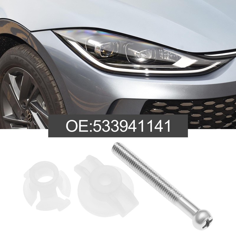 LT Easiyl 4x 533941141 Headlight Adjuster Screw Car Headlight Adjustment