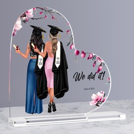Graduation Gifts for Girls College Graduation Gifts for Women Class of 2024 Decorative Desk Sign for Girls Women Friends Sister, Going Away Gifts