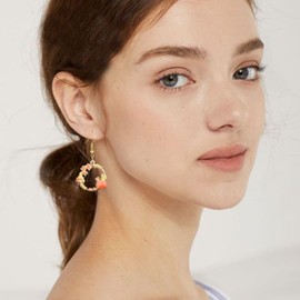 12 Pairs Thanksgiving Earrings Set for Women Fall Dangle Earrings with Maple Leaf Turkey Pumpkin Sunflower Designs Autumn Harvest Jewelry Gift for Thanksgiving Day, Medium, Alloy Steel, No Gemstone