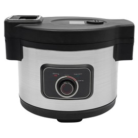 Commercial Rice Cooker & Food Warmer | 13L/13.8Qt Large Multifunctional Electric Rice Cooker 50Cup(Cooked)/25Cup (Uncooked), | 1850W Fast Cooking | Auto Turn Warming 24H | Rice Cooker for Restaurant Canteen Party