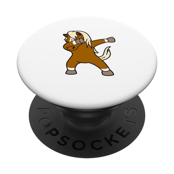 Dabbing Chestnut Horse Dab Dance Pose Animal PopSockets Swappable PopGrip