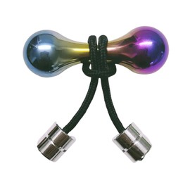 Bone-Shaped Metal Fidget Beads for Adults - Titanium & Copper Sensory Skill Toy for Anxiety Relief, ADHD Focus & Stress - Portable EDC Desk Toys for Office, Travel & Skill Training (Colorful)