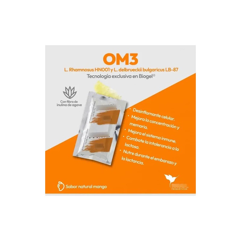 Probióticos Pavia Combo Dg, Digestión: Freetx, Om3, A+c