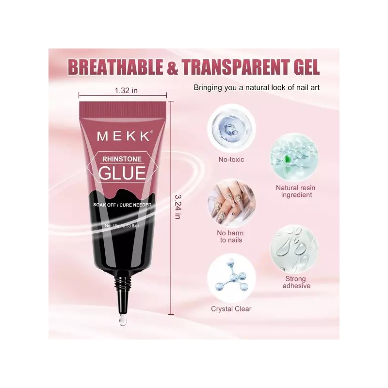 MEKK 손톱을 위한 MEKK 라인스톤 크리스탈 구슬 참 다이아몬드 및