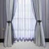 Leather Curtain Tie Backs, 4 Piece Minimalist Leather Drapery Tiebacks,