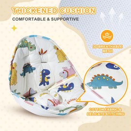 Toddler Swing Cushion - FEISIKE Baby Swing Outdoor Seat Insert Pad Compatible with Coconut Toddler Swing Egg Swing for Toddlers Ages 6-36 Months, Detachable and Washable(Swing Not Included)