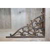 6 - Decorative Cast Iron Shelf Bracket, Victorian Scroll Design,