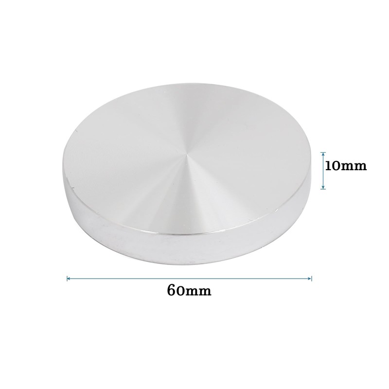 QUARKZMAN 60 mm Aluminium Disc x 4 Pieces Circular Discs
