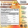 Turmeric Y Ginger Con Bioperina 1950mg Cúrcuma 240 Caps.