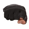 Milwaukee Leather Men's Leather/Mesh Finger less Gloves with Gel Palm