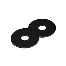 #8 x 3/4'' (50 Pack) Black Oxide Stainless Steel Fender Washers, 3/4'' OD, (18-8) 304 Stainless Steel Metal Repair Washers for Screws and Bolts