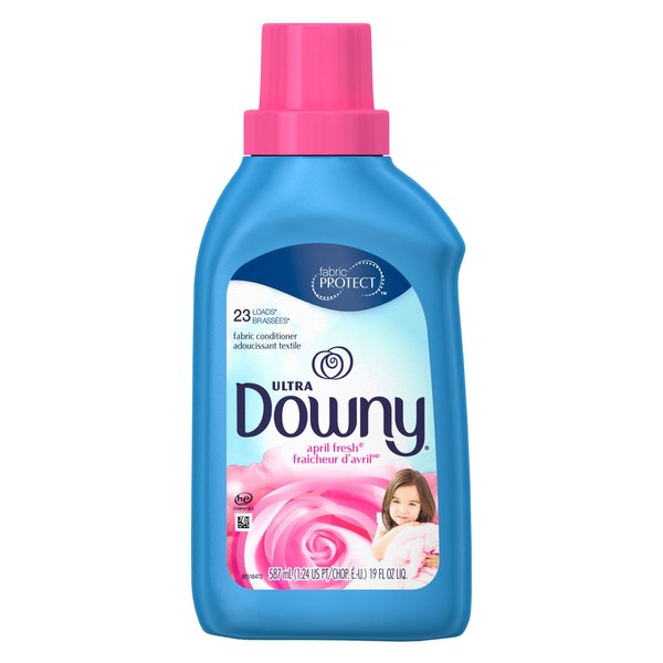 Downy Ultra April Fresh Liquid Fabric Softener 23 Loads 19 Fl Oz (Pack of 3) (packaging may vary)