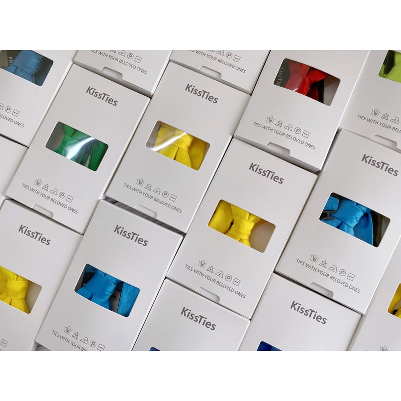 KissTies Mens Rosy Pink Self Tied Bow Tie Paisley Wedding