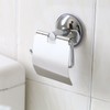 1Pc Stainless Steel Bathroom Toilet Wall Mounted Suction Paper Roll