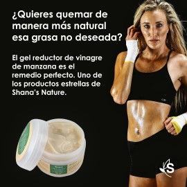 Gel Vinagre Manzana Shana´s Reductor De Panza Quema + Rápido Tipo de envase Pote, Perfecto Para Combinar Con Crema