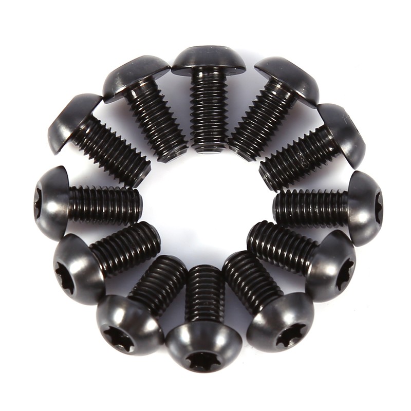 12pcs T25 Titanium Alloy Torx Head Bolt Disc Brake Screw